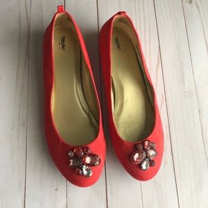 Mossimo Coral Fancy Flats